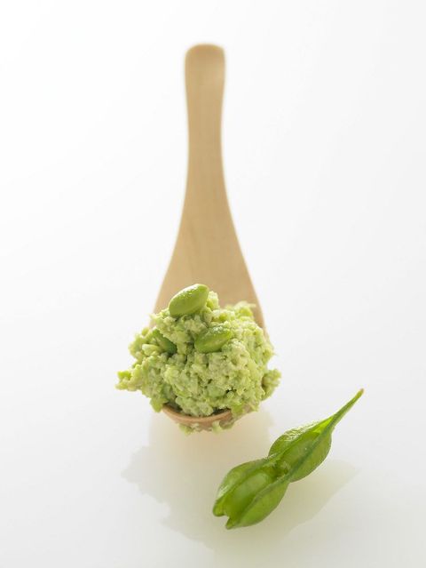 Edemame on Spoon
