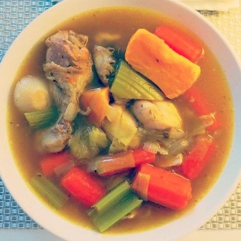 Pollo a la olla aka poulet au pot