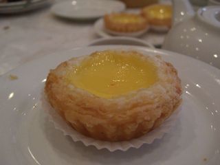 Egg Tart with Flaky Pastry - Dragon Boat, Little Bourke St