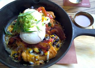 Taquito skillet at Craft Beer Market