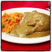 Pollo en salsa verde