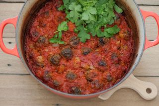 moroccan meatball tajine