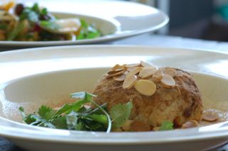 little bstillas with orange fennel & olive salad