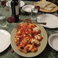 Garides Saganaki