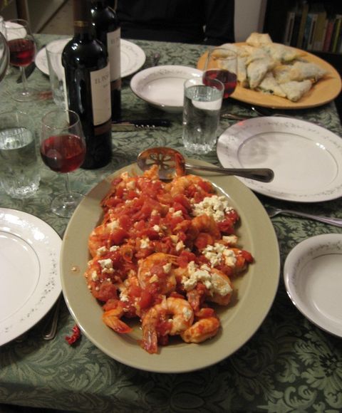 Garides Saganaki