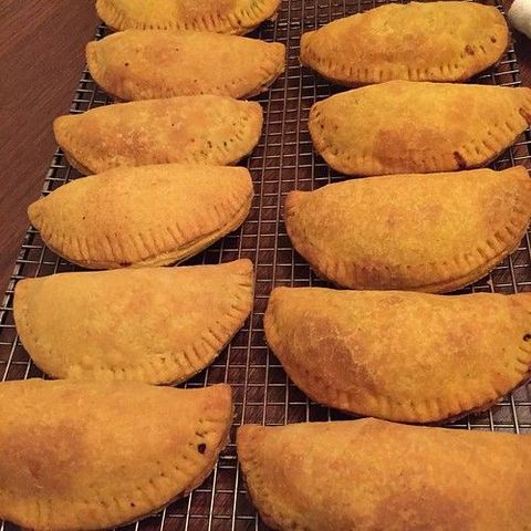 made Jamaican beef patties for pre-Pi day @adomicone
