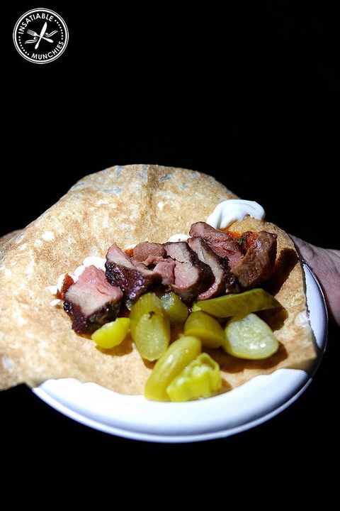 Cha Kebabi - Flinders Island Lamb, purslane, saj bread, pickles, smoked yoghurt