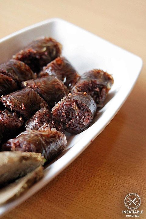 Soondae (Korean blood sausage), $10