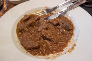 Flemish Beef Stew made with Westmalle Dubbel