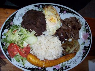 Typical Costa Rican Food Called A 'Casado'