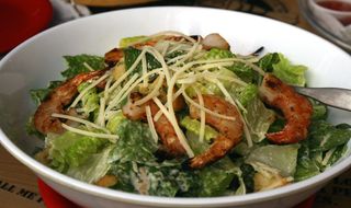 Caesar Salad & Grilled Shrimps