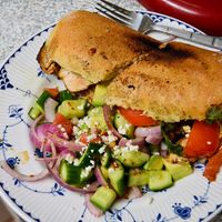 Avocado Cucumber Salad