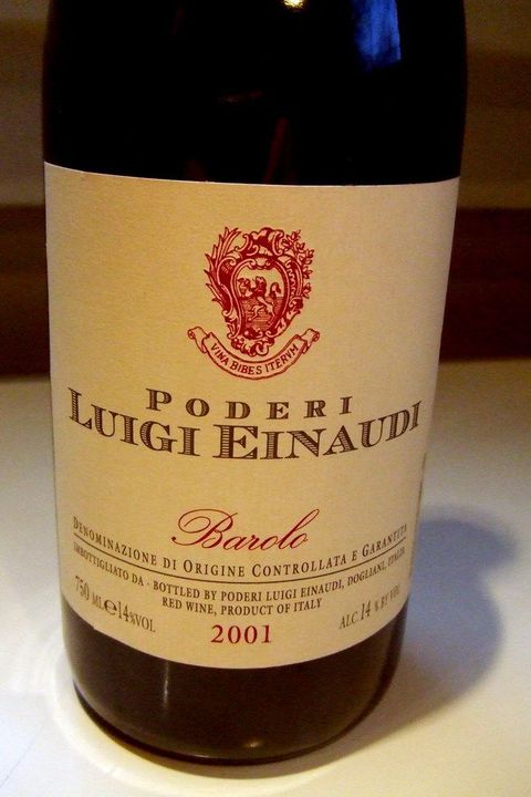Poderi Luigi Einaudi Barolo 2001