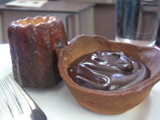Dark Chocolate Tart, French Canele - Giant Steps Winery
