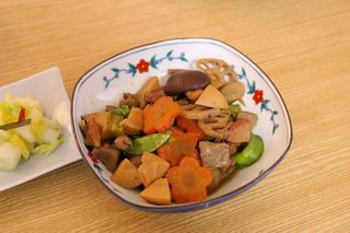 Chiku-zen-ni (Japanese cooked dish)