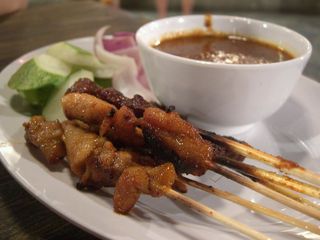 Chicken and Beef Satay - Vivo City Food Republic food court