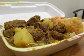 curried goat at Pot Roast