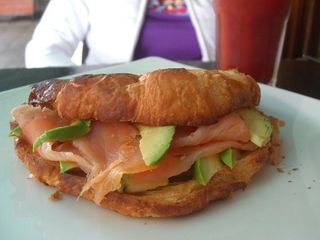 Smoked Salmon and Avocado Croissant - Marmalade