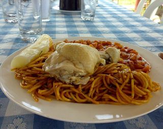 Carapulcra con Sopa Seca Chinchana