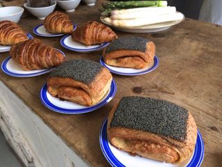 Te Birkes Danish, remonce, poppy seeds and croissants at Atelier September