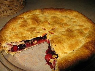 Cherry Blueberry Pie