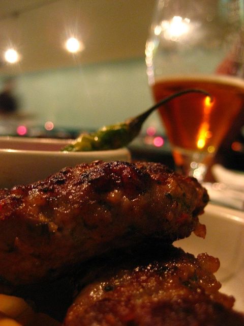Mutton kebabs