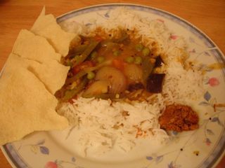 Sambar (Spicy lentils)