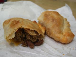 Insides - Beef Empanada - Spanish Cuisine, Old Bus Depot Market