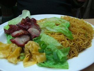 Char Siu and Wonton Tossed Noodles - Oriental, Palms Food Court AUD7.50