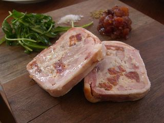 Chicken and chorizo terrine with Jones' Fruit Chutney - Jones The Grocer, Chadstone AUD10