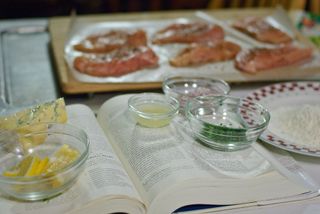 Chicken Piccata: Mis en place