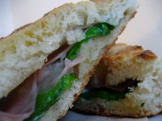 Mortadella sandwich
