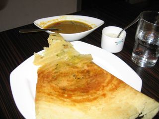 Lunch at Lily's - masala dosa