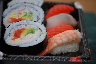 Sushi lunch box AUD9.90 - Suzuran, Camberwell - by Julia