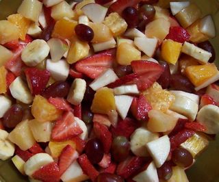 Yummy fruit salad.