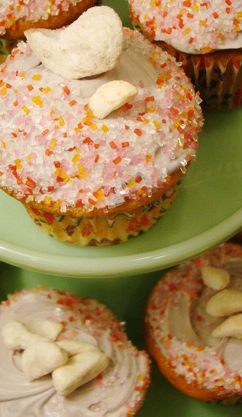 Mangosteen Squared Cupcake
