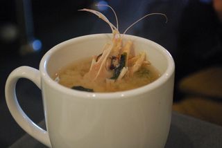 Scampi Miso Soup - Sushi Bar at the Fish Market AUD6 - by Julia
