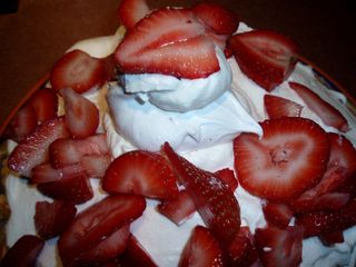 Day 124: Strawberry Meringue Cake