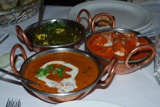 Palak Paneer AUD14.90, Butter Chicken AUD17.90, Dal Makhani AUD12.90 Bombay Beat