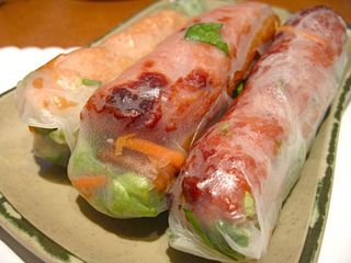 Brodard - Nem nuong cuon and chao tom cuon
