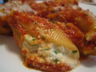 Stuffed Shells with Arrabbiata Sauce