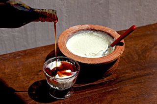 Buffalo Curd and Kithul Treacle