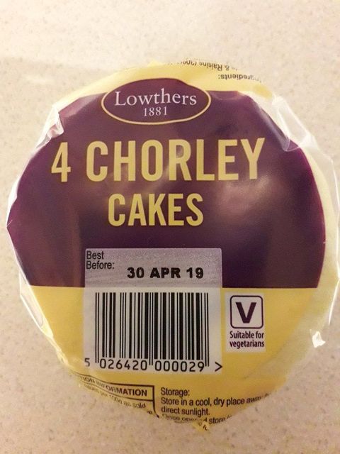 Chorley cakes, our local delicacy - made in Manchester!