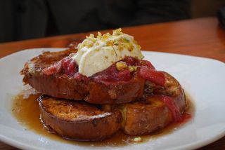 French Toasted Brioche - Auction Rooms Cafe AUD14