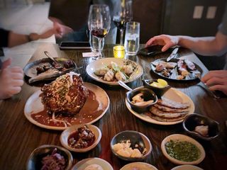 Braised Lamb Neck – Scallion Pancakes, Pickled Vegetables