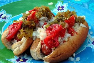 Summer Knockwurst braised in beer