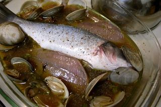 Acqua Pazza - Branzini, Sand Dabs and Clams