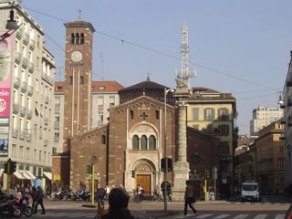 San Babila Church & Colonna del Leon (Piazza Balila - Milan)