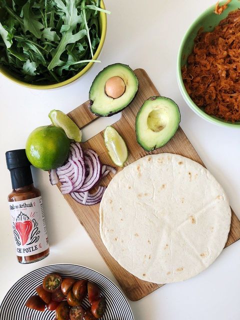 Tacos de Tinga de Pollo