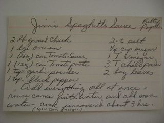 Jim's Spaghetti Sauce Recipe (Huntington, WV)